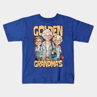 Golden Grandma's Memories Kids T-Shirt